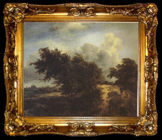 framed  Jacob van Ruisdael The Bush (mk05), ta009-2